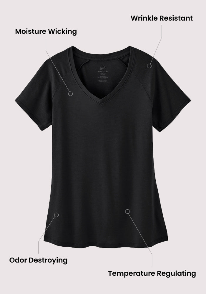 Mia V Neck - Berry Ice Pop