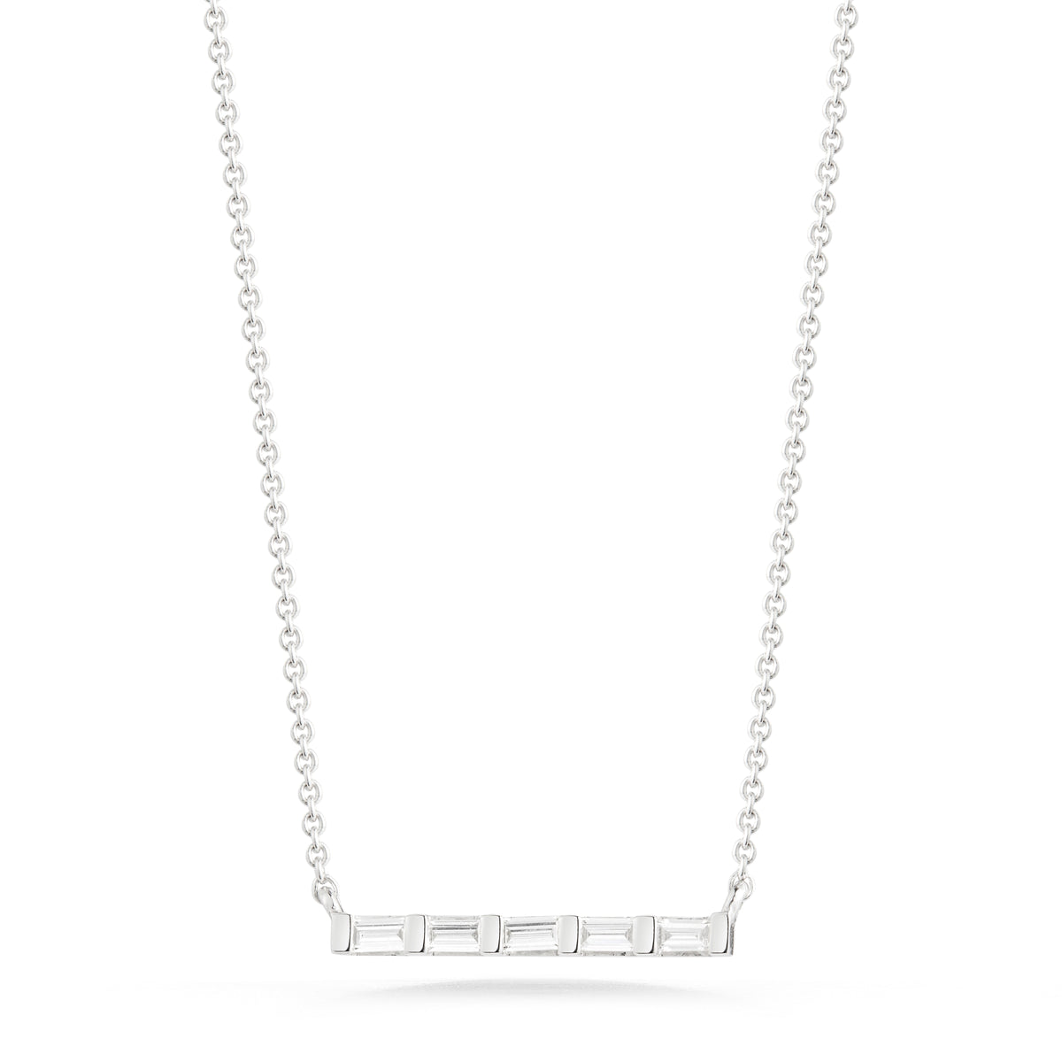 Sadie Pearl Diamond Bar Necklace