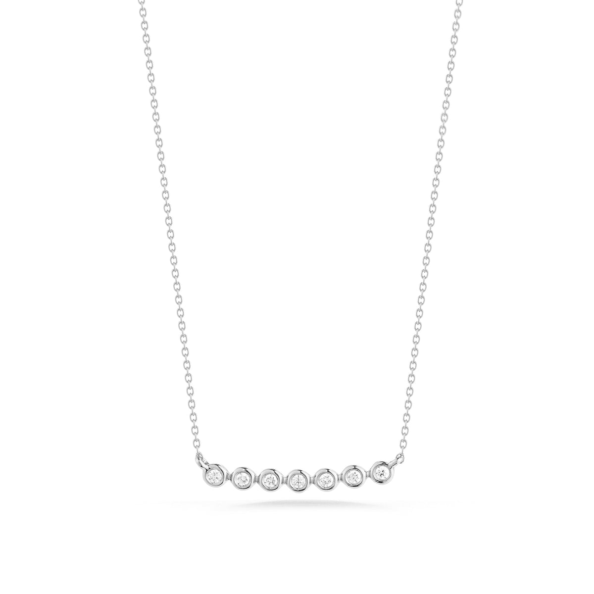Lulu Jack Bezel Bar Necklace