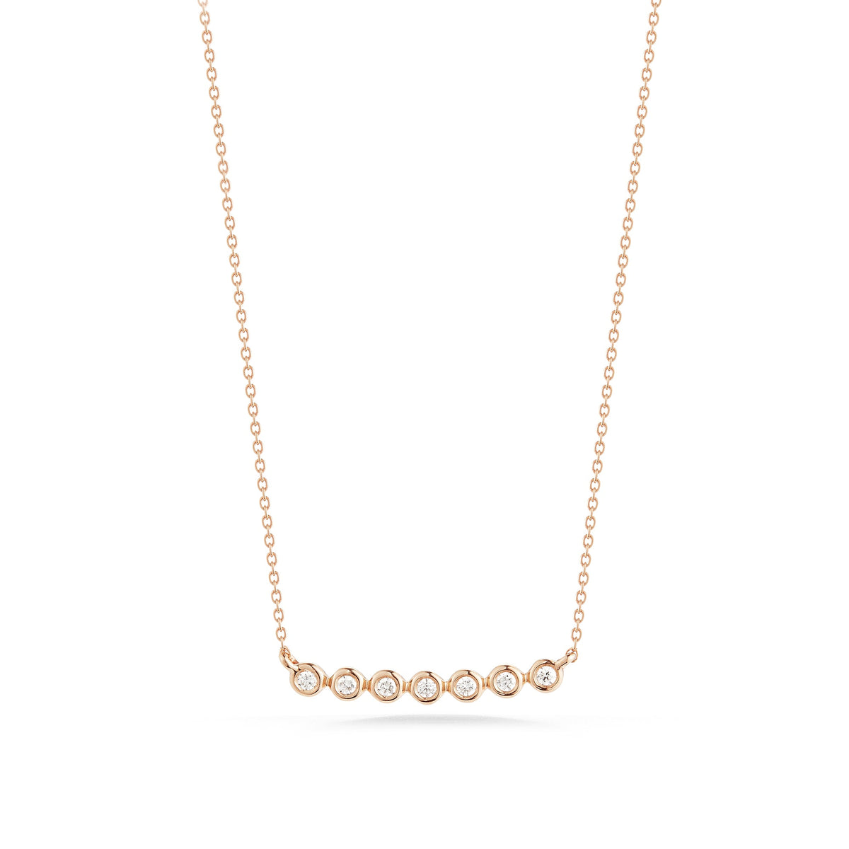 Lulu Jack Bezel Bar Necklace