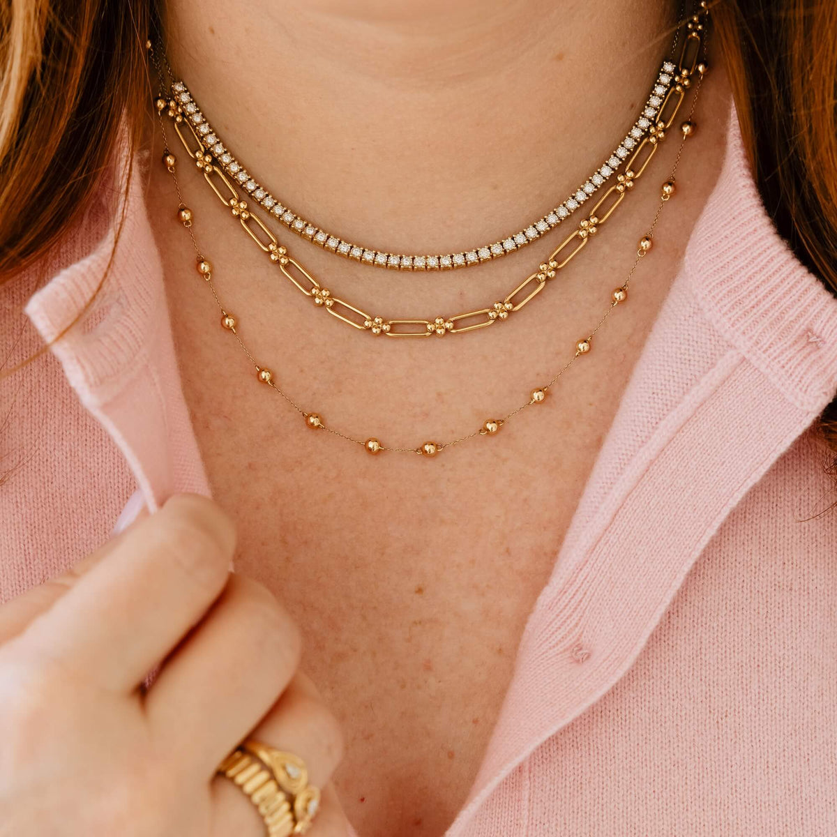 Poppy Rae Link Station Necklace