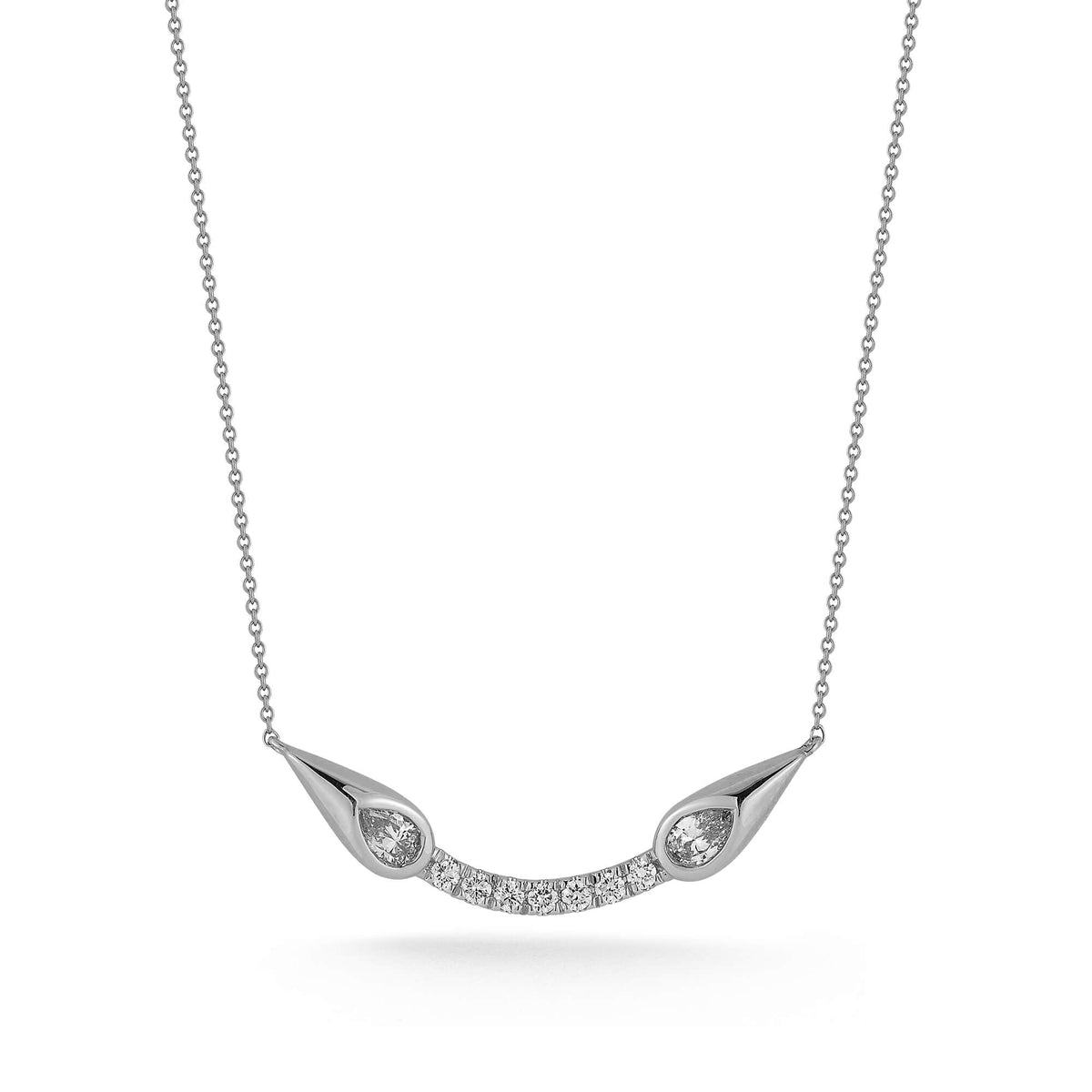 Taylor Elaine Curved Bar Necklace