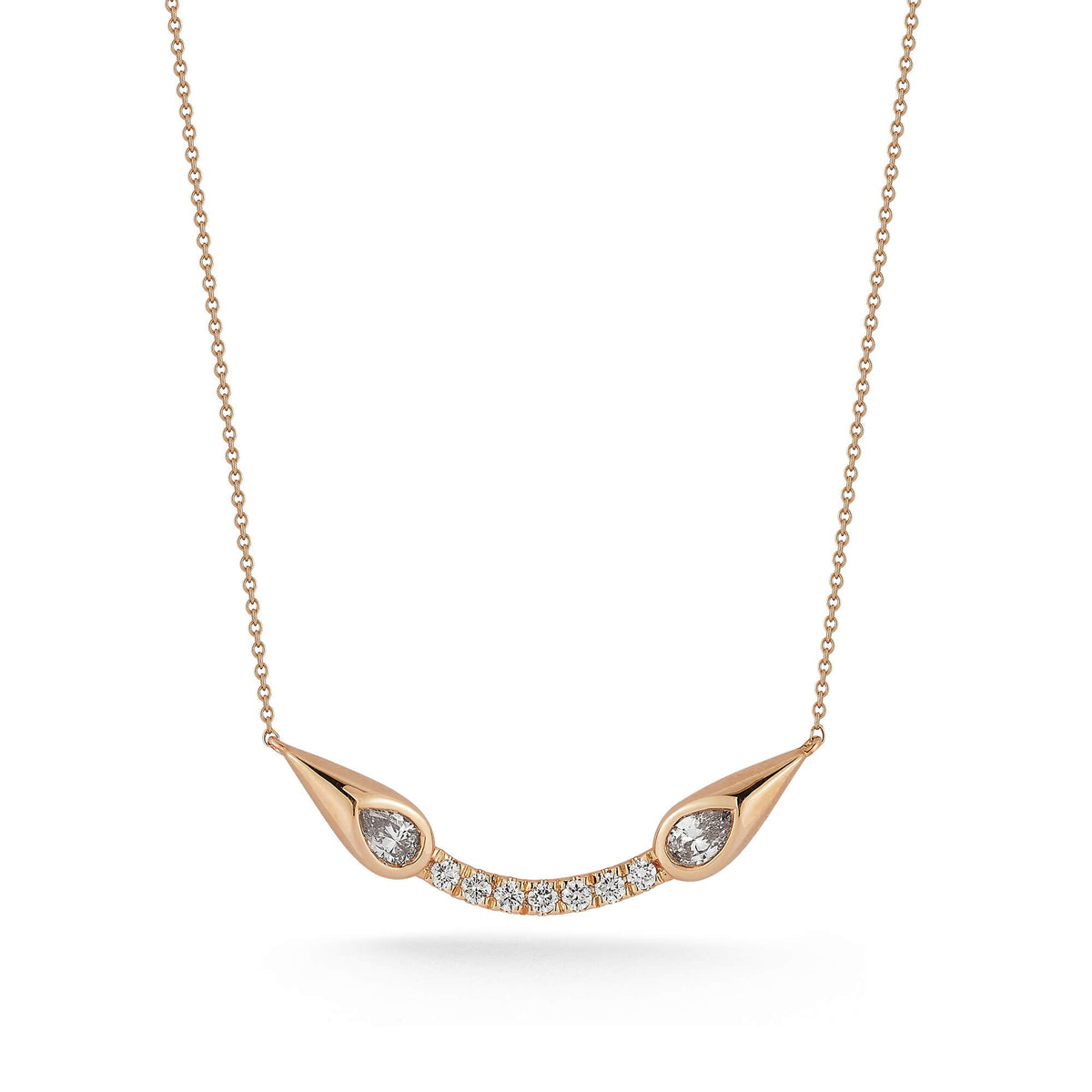 Taylor Elaine Curved Bar Necklace