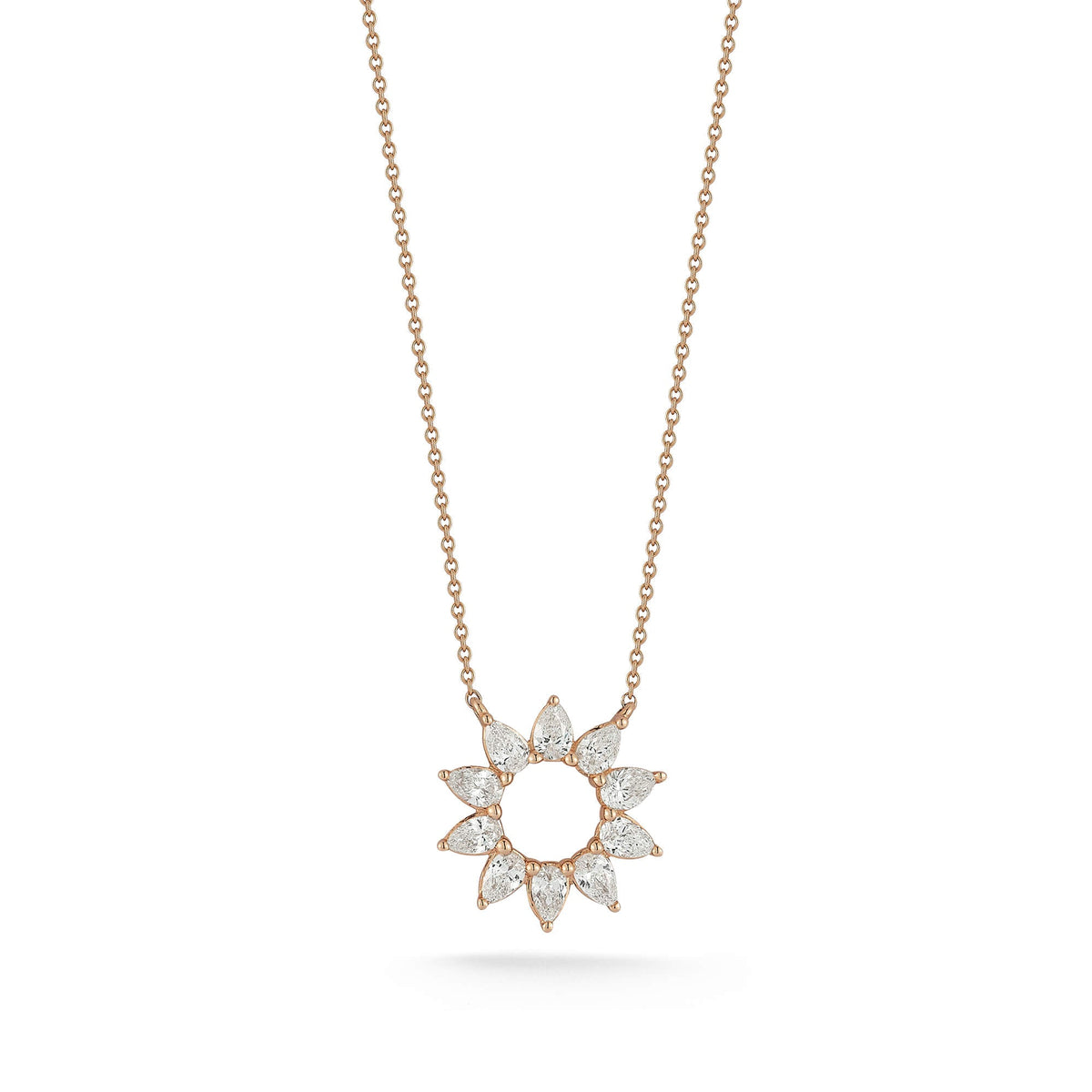 Taylor Elaine Pear Flower Necklace