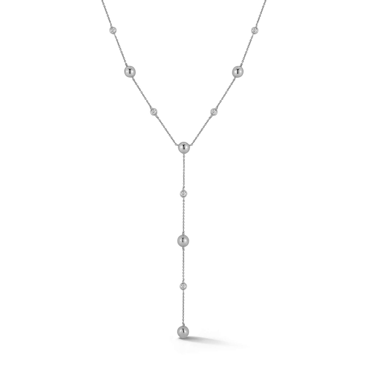 Poppy Rae Pebble Lariat Necklace