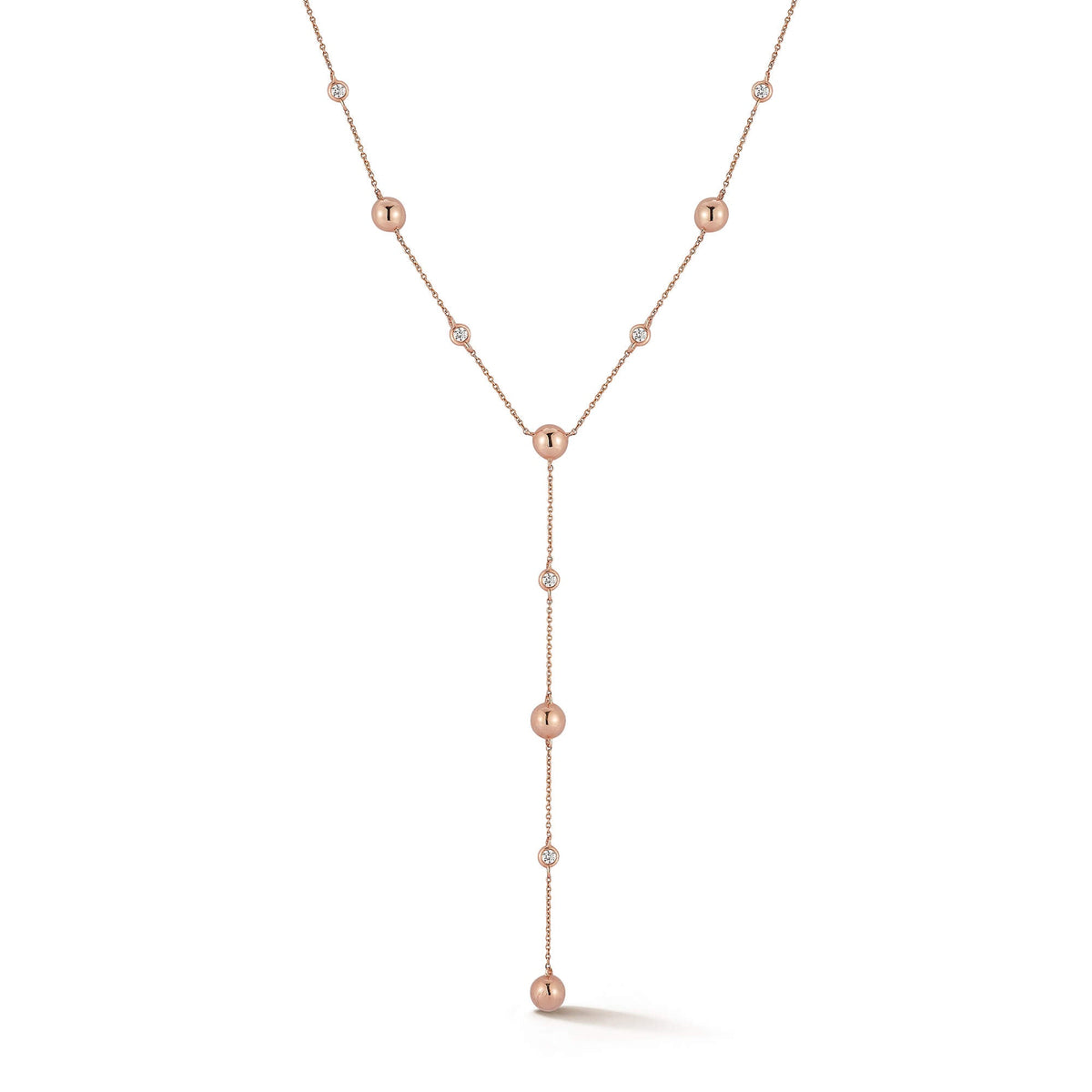 Poppy Rae Pebble Lariat Necklace