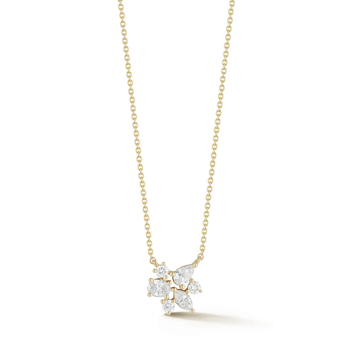 Alexa Jordyn Multi-Shape Cluster Pendant Necklace
