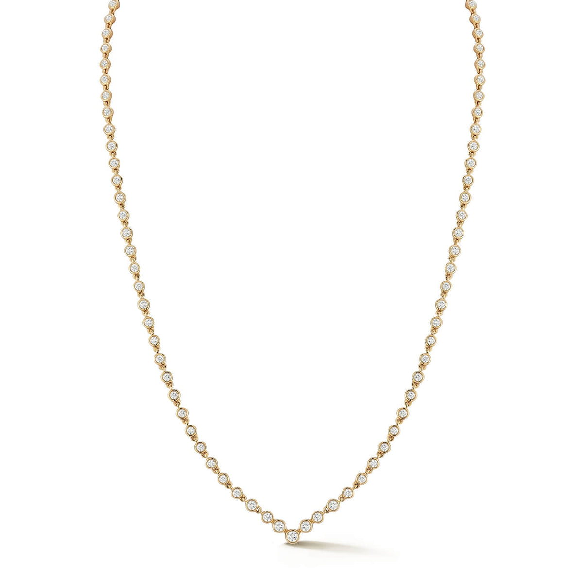 Lulu Jack V Tennis Necklace