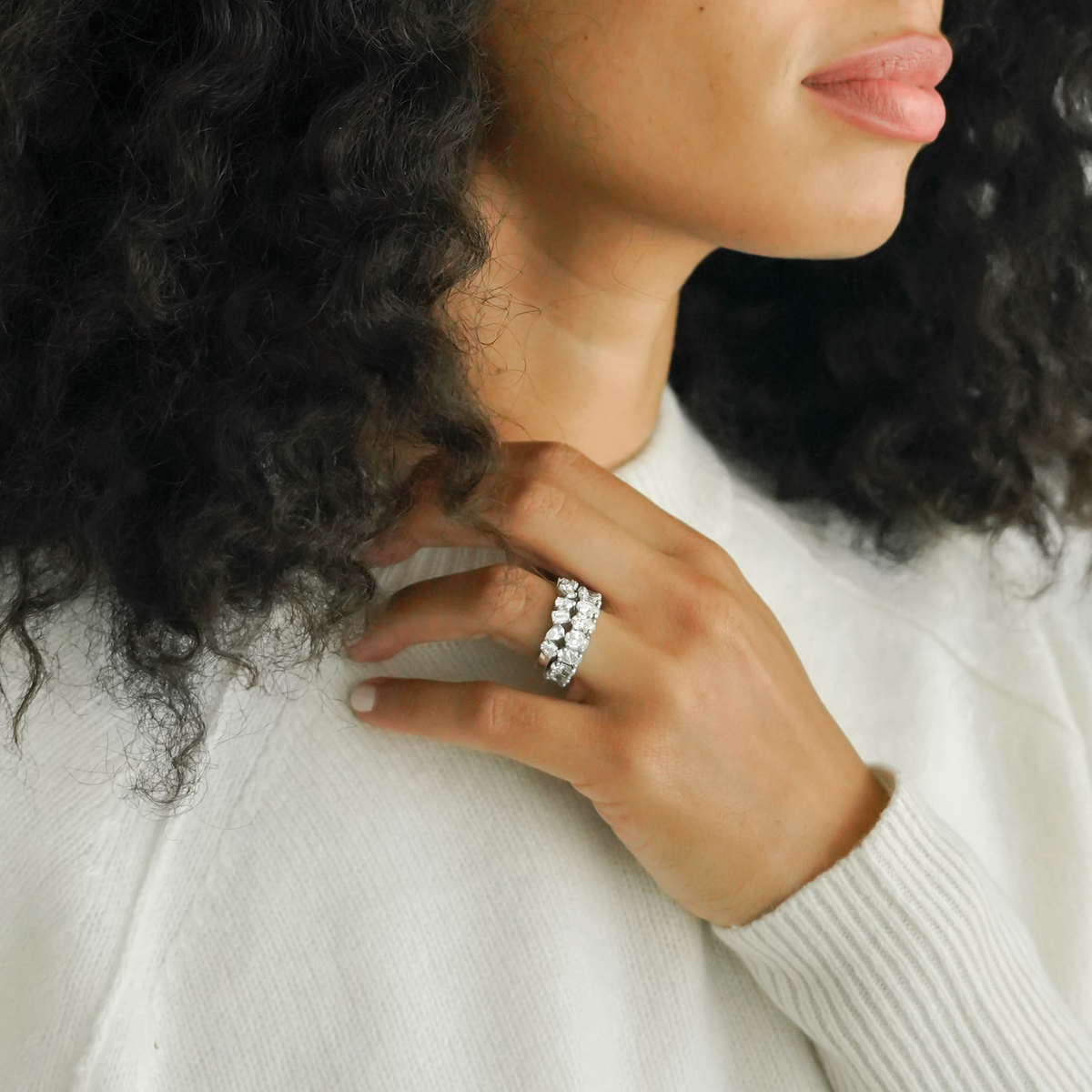 DRD 7 Stone Multi-Shape Ring