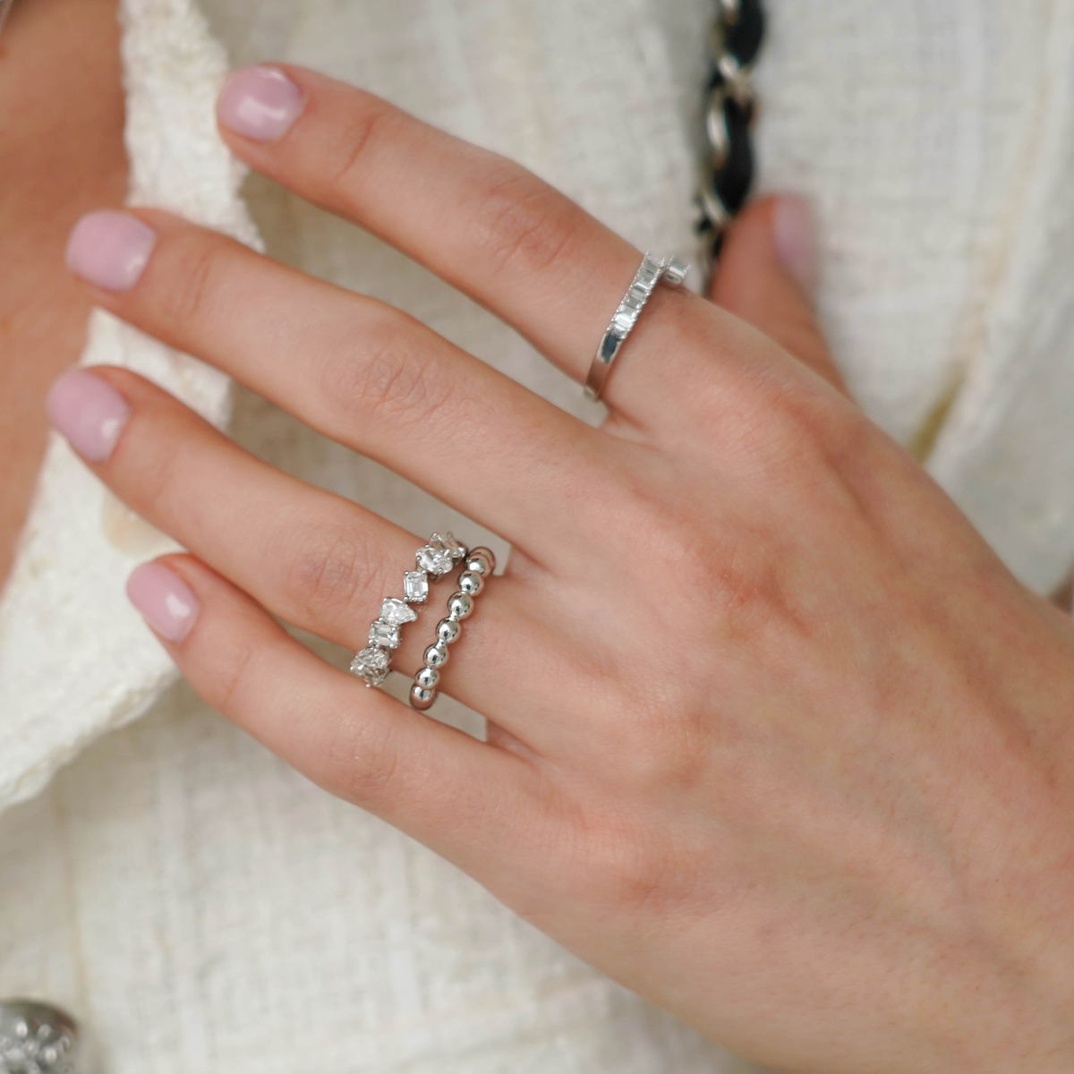 DRD 7 Stone Multi-Shape Ring
