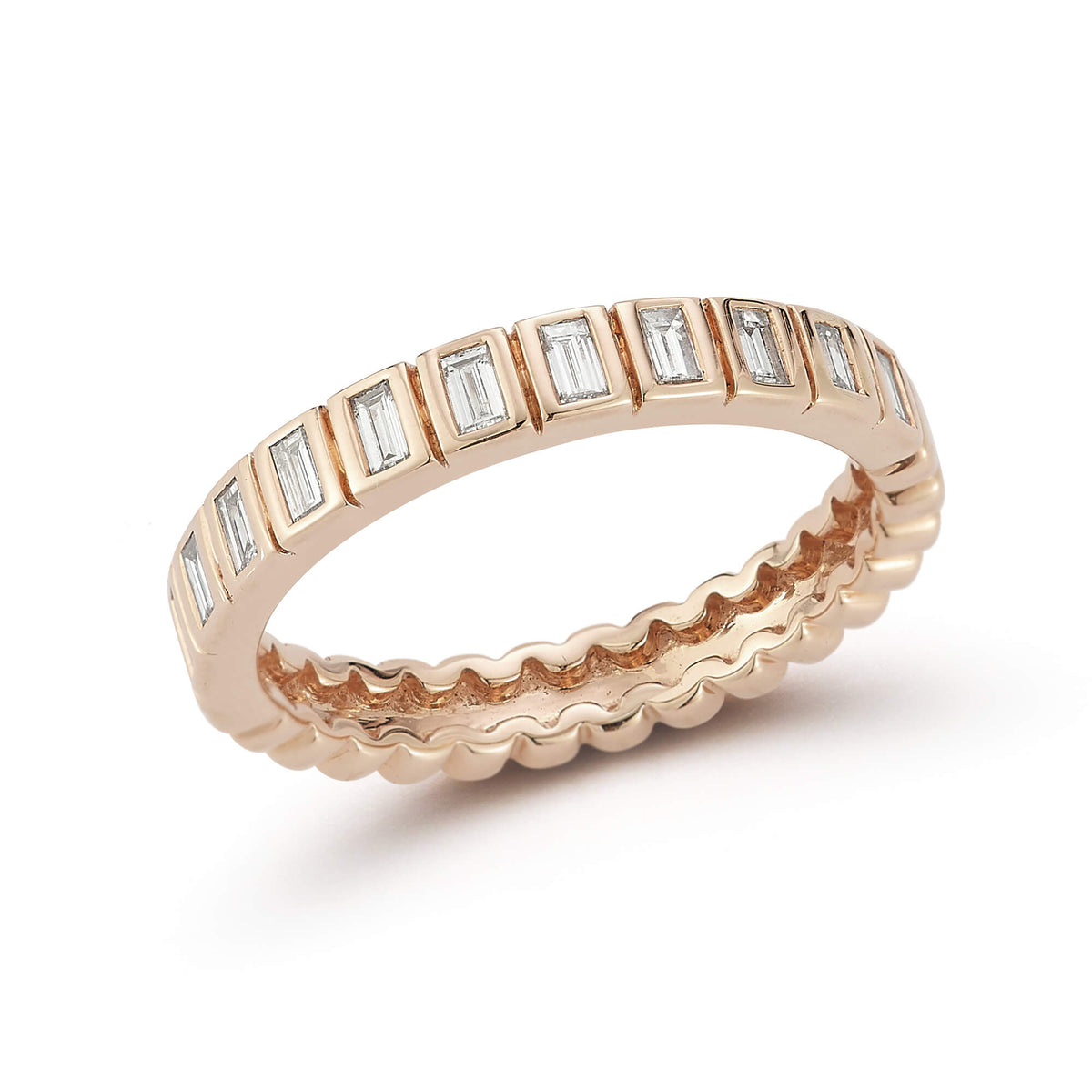 Melody Eden Bezel Baguette Ring