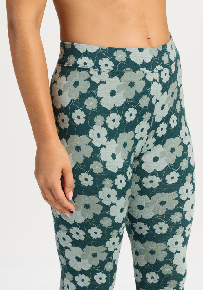 Taylor Baselayer Leggings - Coastal Wildflower