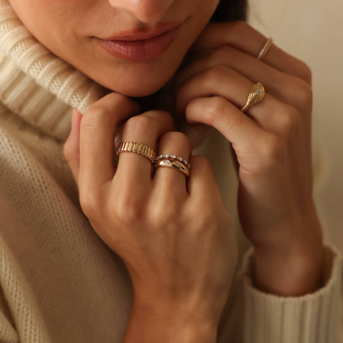 Alexa Jordyn Inlay Marquise Band