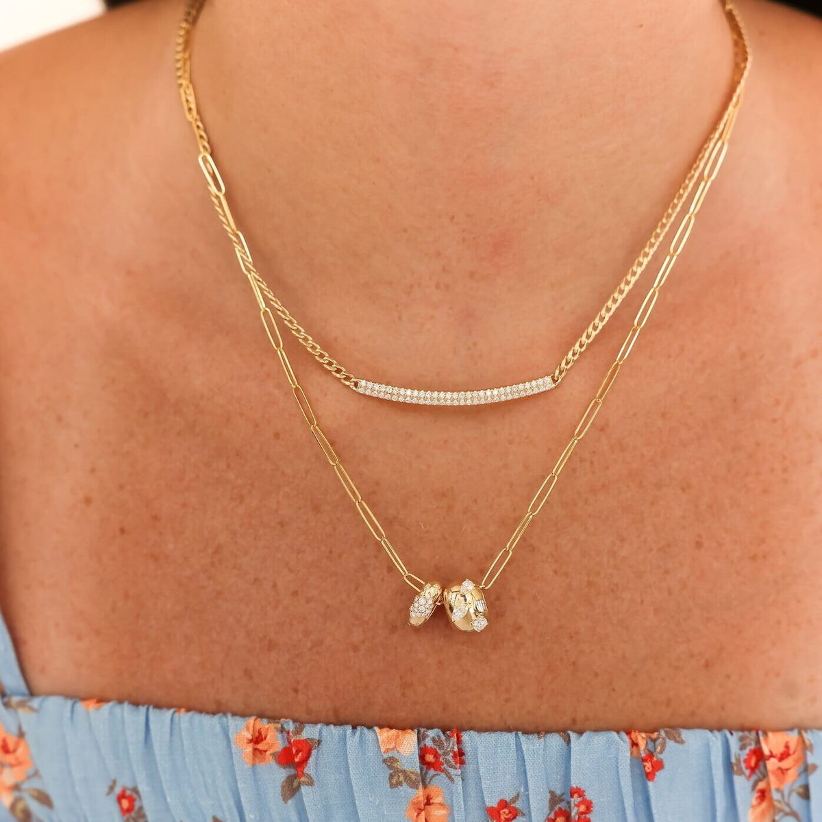 Alexa Jordyn Multi-Shape Rondelle Charm