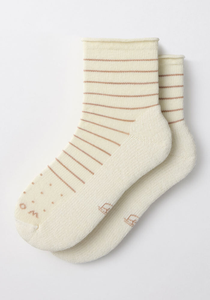 Womens Derby Roll Top Sock