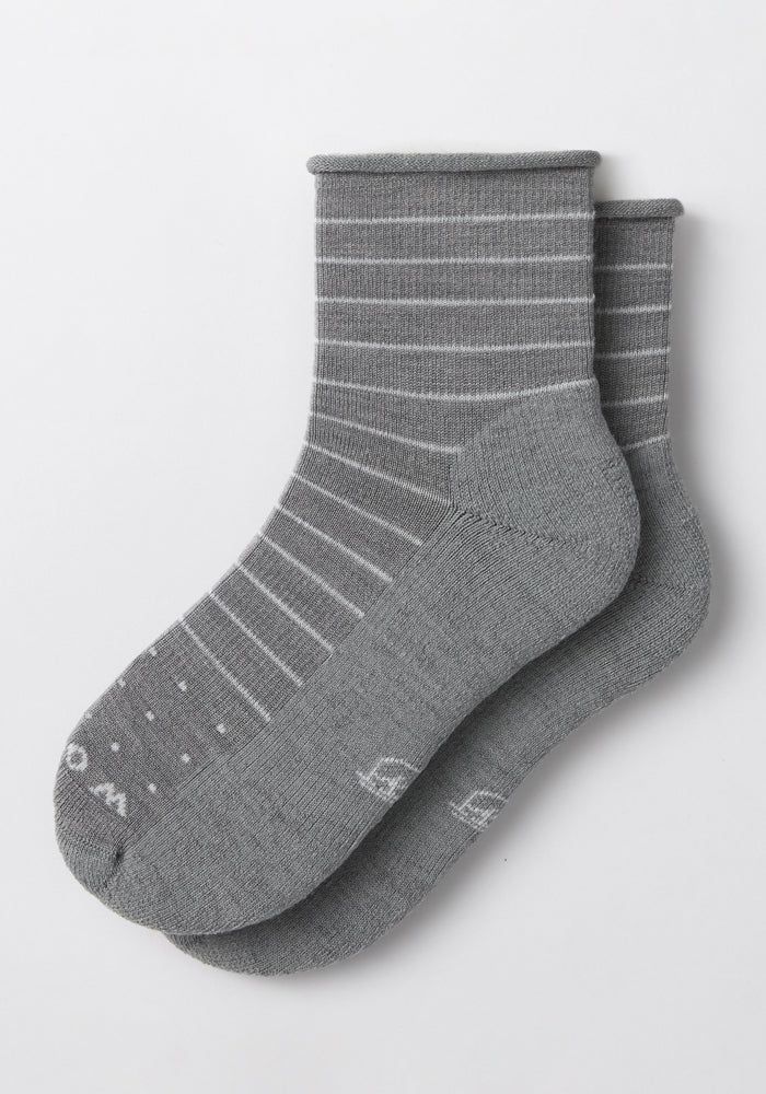Womens Derby Roll Top Sock