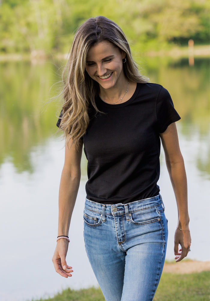 Addie Crew Neck - Black