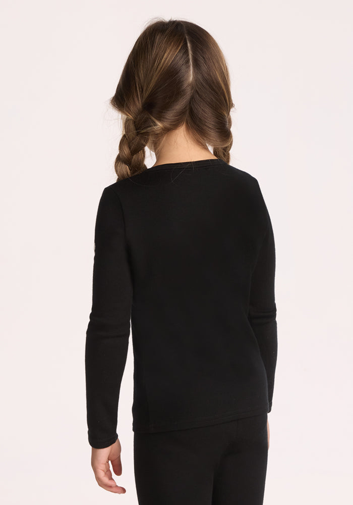 Kids Explorer Base Layer Top - Black