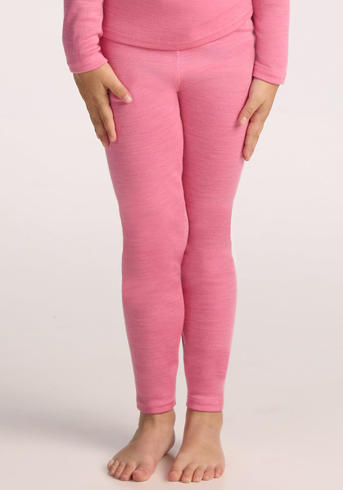 Kids Explorer Base Layer Bottoms - Pinky Promise