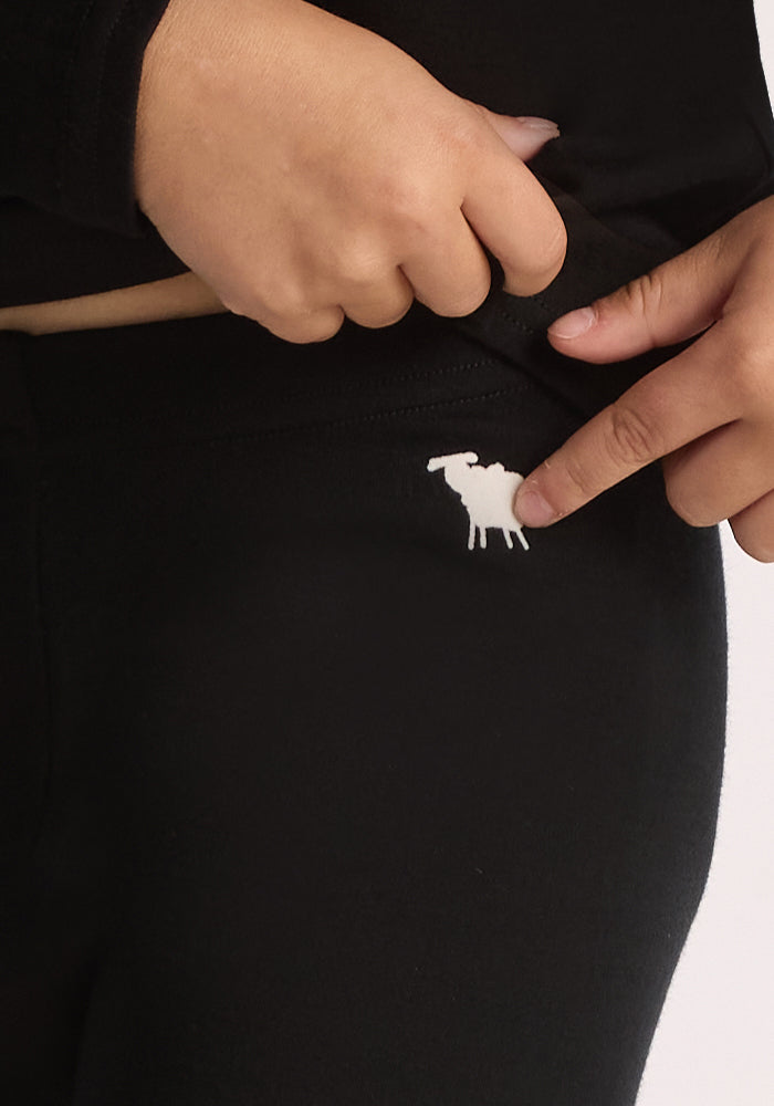 Kids Explorer Base Layer Bottoms - Black