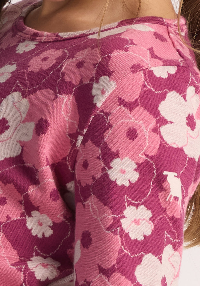 Kids Explorer Base Layer Top - Rosie Posie