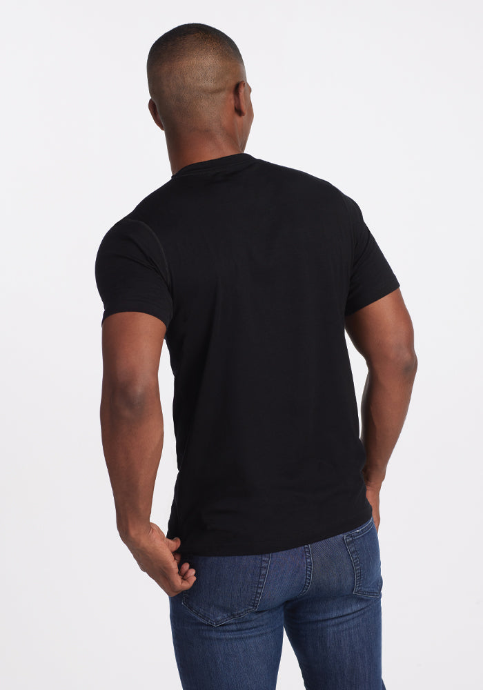 Ashton V Neck - Black