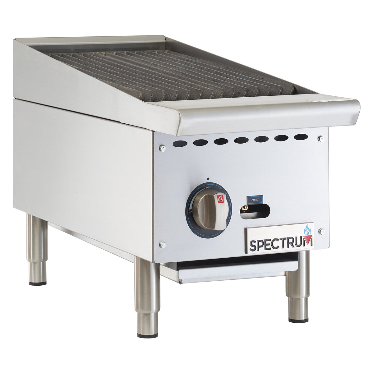 NGCB-12R - Spectrum Gas Charbroiler, 12" Wide, Natural / LP