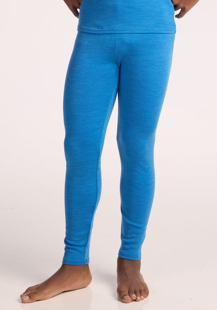 Kids Explorer Base Layer Bottoms - Blue Razz