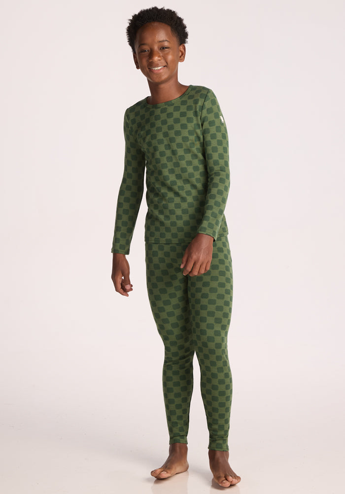 Kids Explorer Base Layer Top - Frog Hop