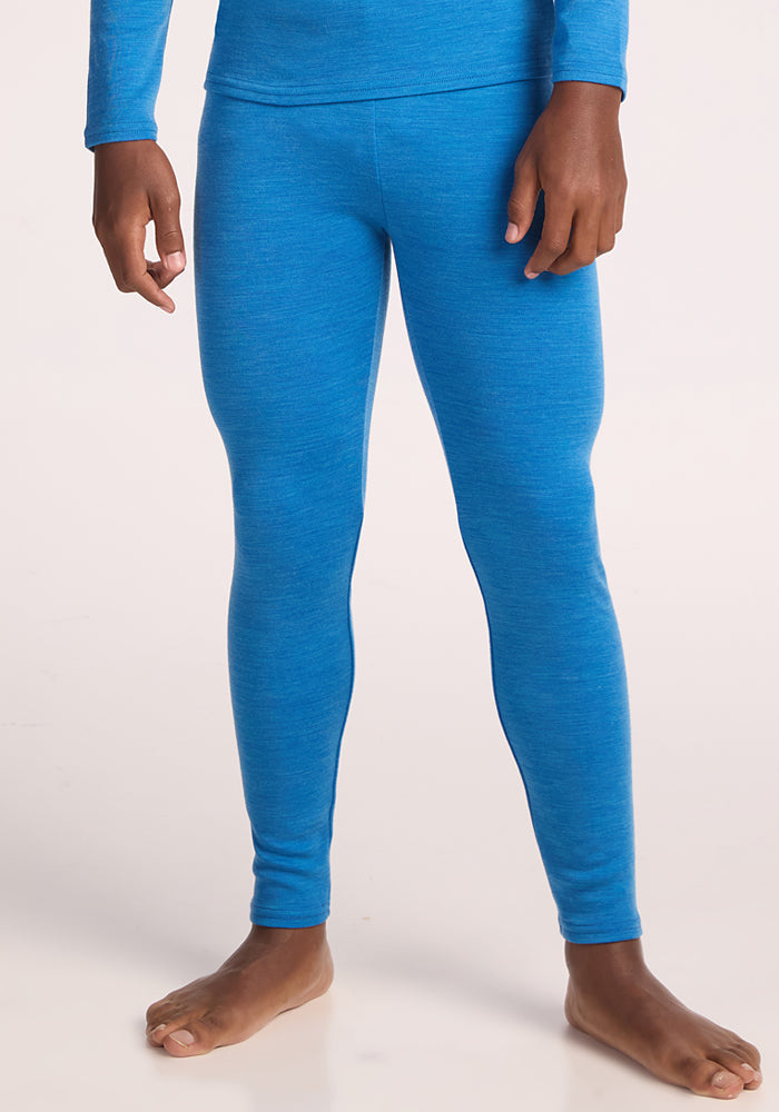 Kids Explorer Base Layer Bottoms - Blue Razz