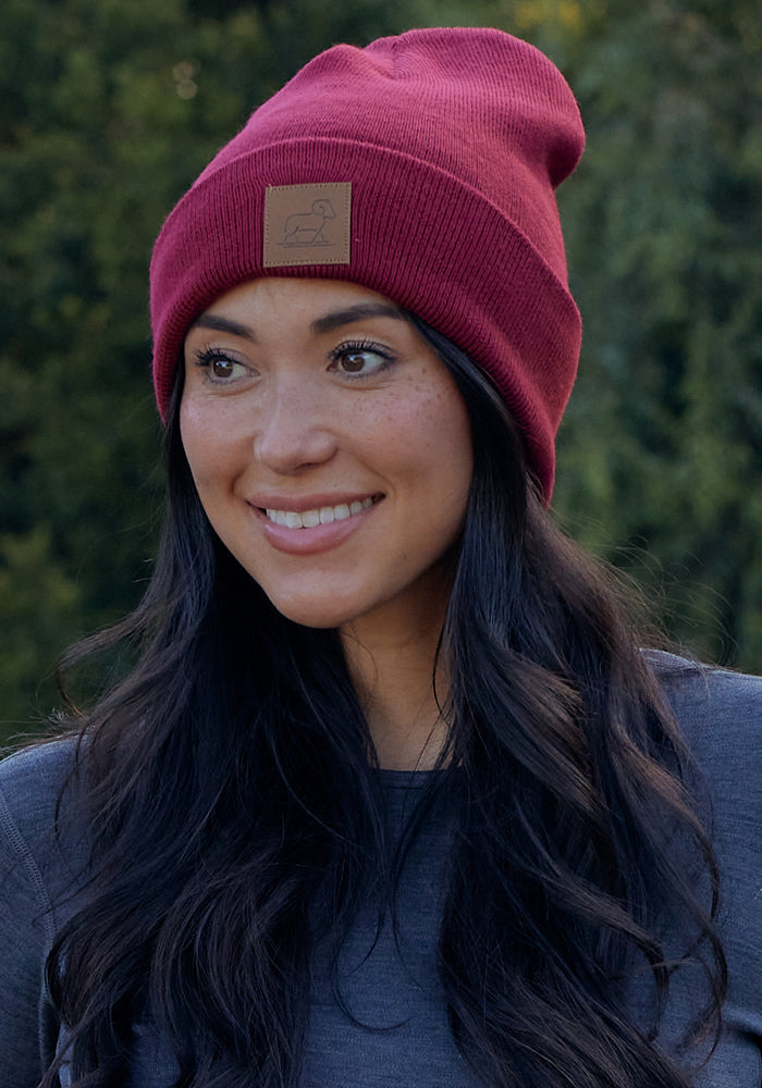 Baylor Beanie - Toasted Garnet