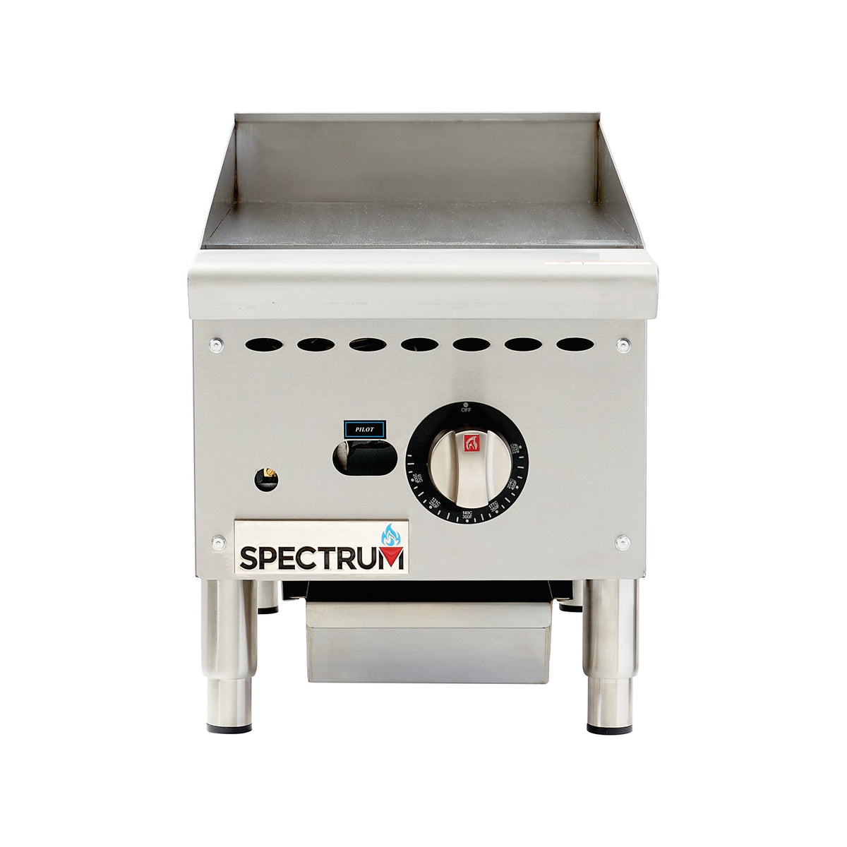 NGGD-12T - Spectrum 12" Natural Gas Griddle with Thermostatic Controls