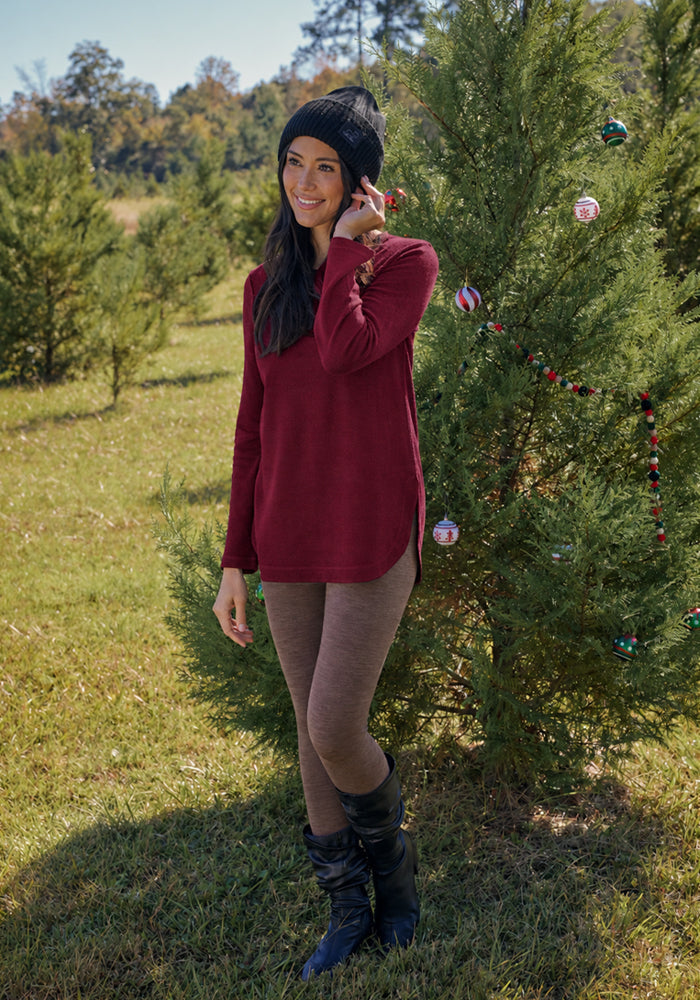 Blair Tunic - Beet Red