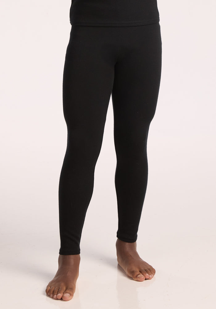 Kids Explorer Base Layer Bottoms - Black