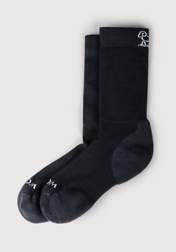 Womens Harbor Crew Sock - Black