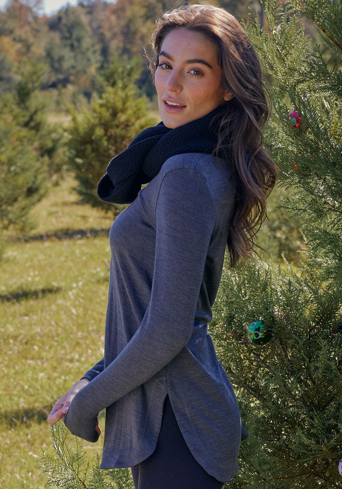 Noelle Infinity Scarf - Black