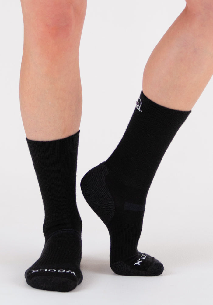 Womens Harbor Crew Sock - Black