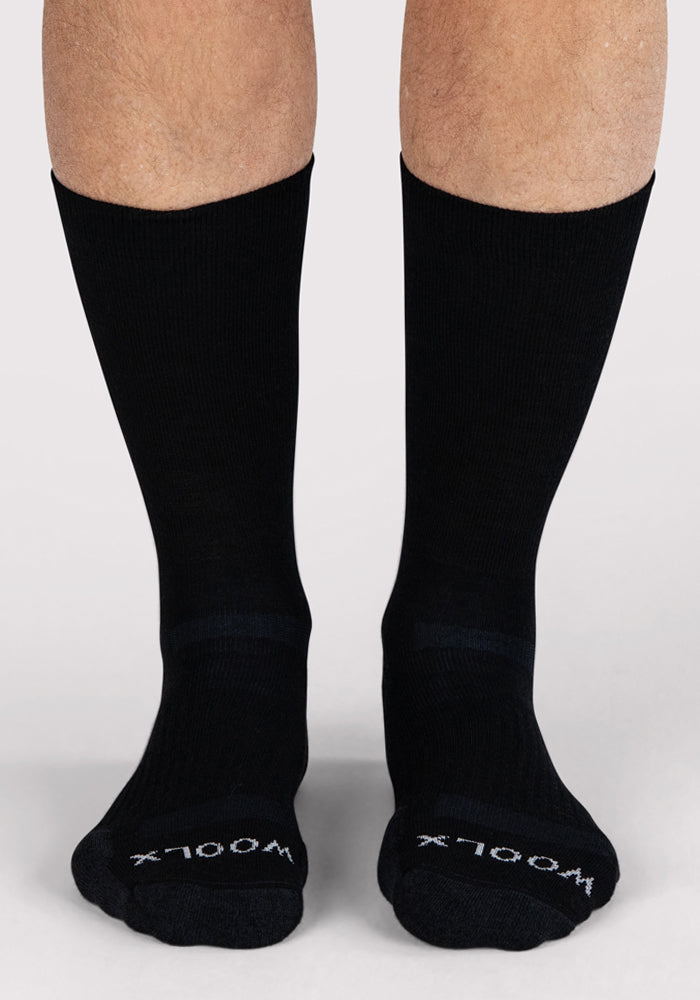 Mens Harbor Crew Sock - Black