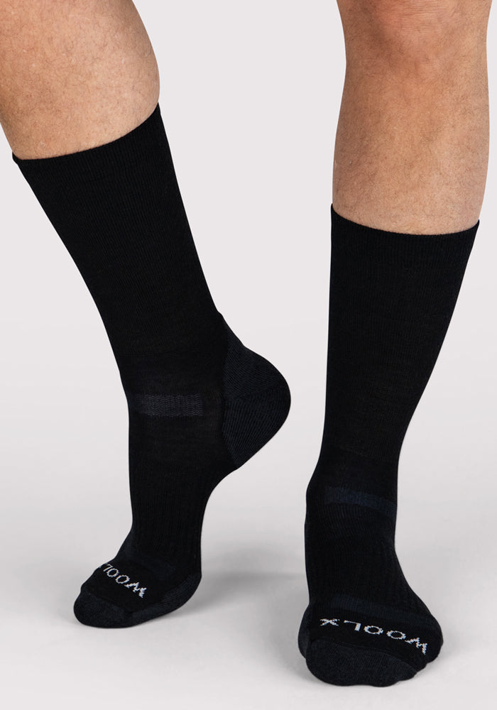 Mens Harbor Crew Sock - Black