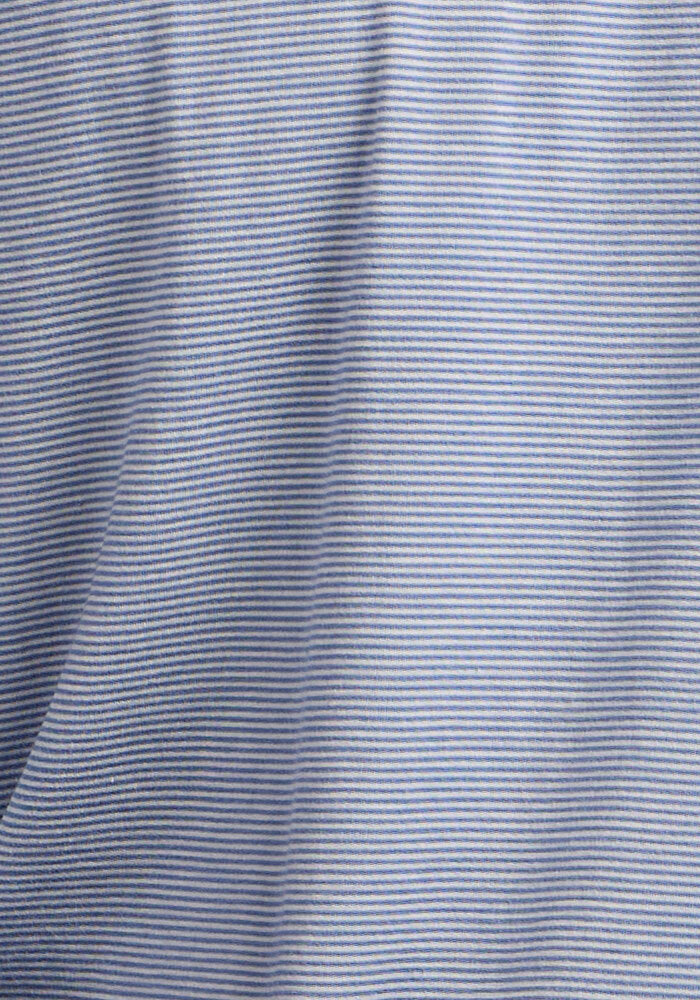 Preston Polo - Blue Sand Mini Stripe
