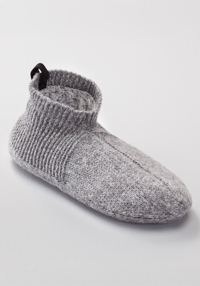 Mens Gripper Slippers - Gentle Grey