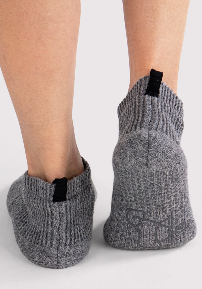 Womens Gripper Slippers - Gentle Grey