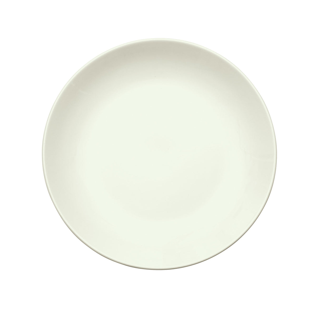 OKP-12-AW - Brechia Porcelain Coupe Plate 12" dia - American White (12 Pieces/Case)