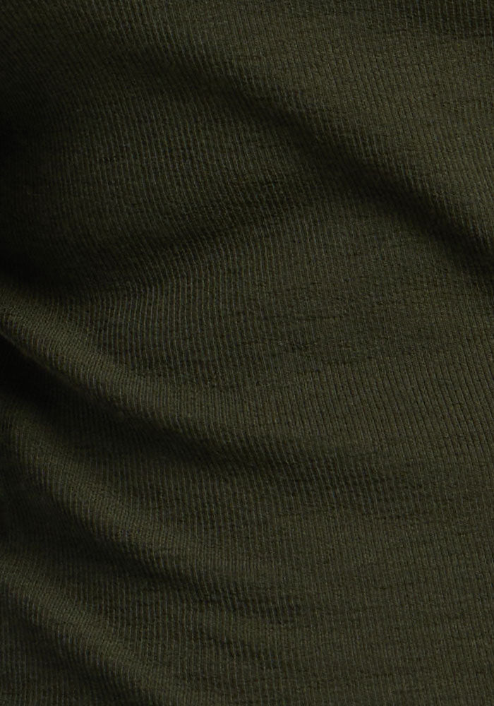 Reese Ribbed Henley - Duffel Bag