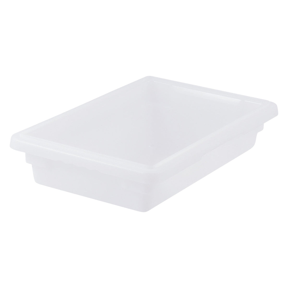 PFHW-3 - Food Storage Box, White Polypropylene - Half, 3"