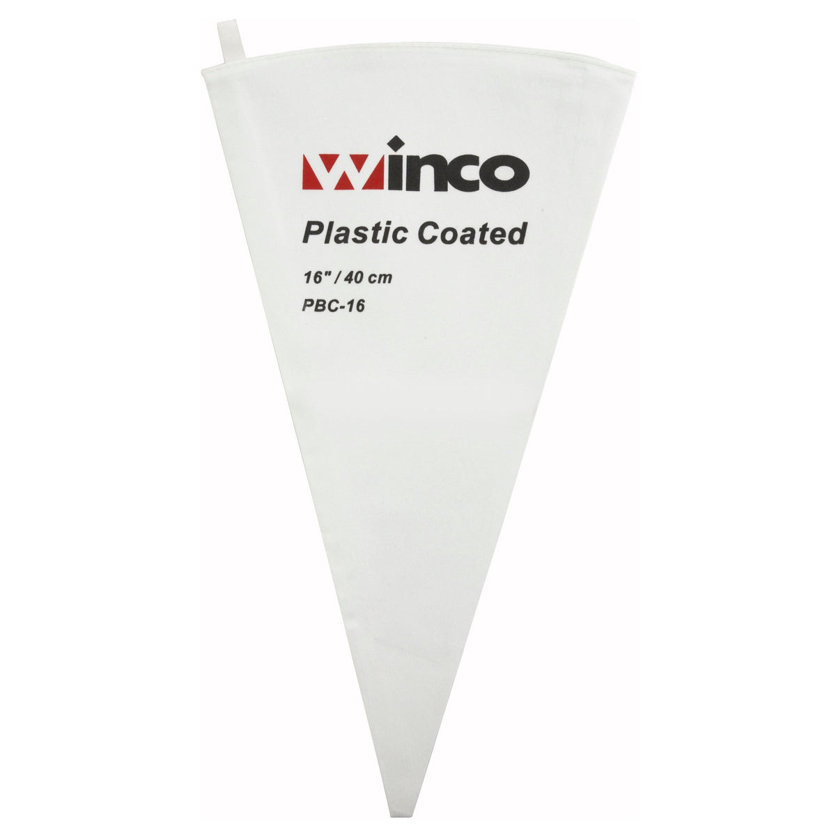 PBC-16 - Pastry Bag, Cotton with Plastic Coating - 16"
