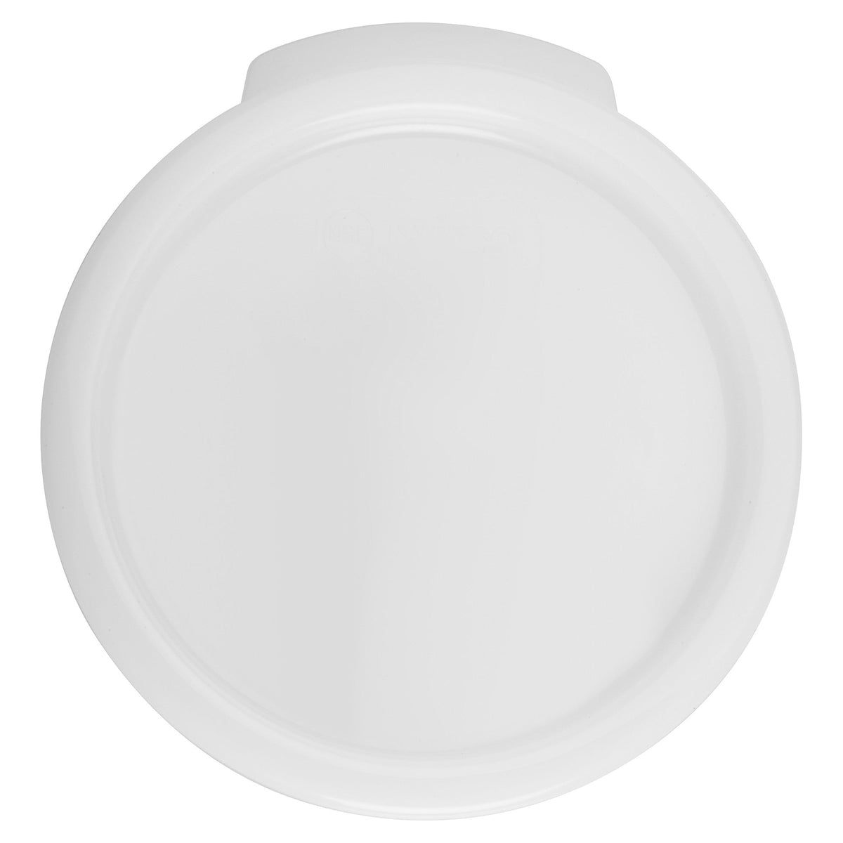 PPRC-1C - Cover for Round Storage Container, White, Polypropylene - 1 Quart