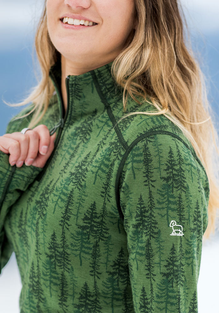 Emi 1/4 Zip - Forest Friends