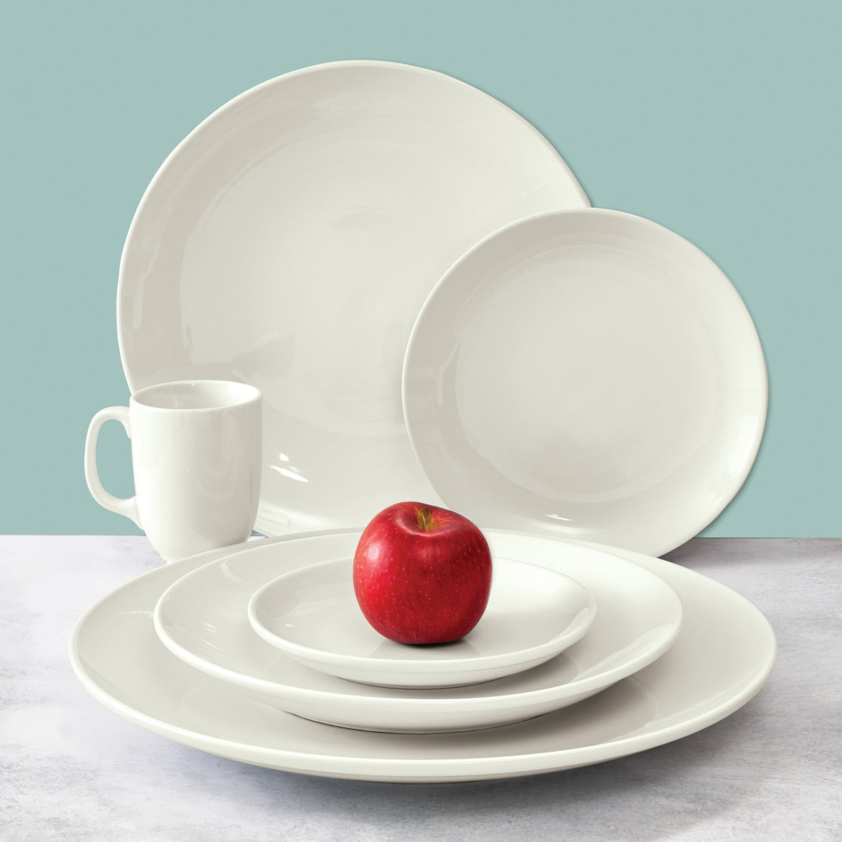 OKP-9-AW - Brechia Porcelain Coupe Plate 9" dia (24 Pieces/Case)