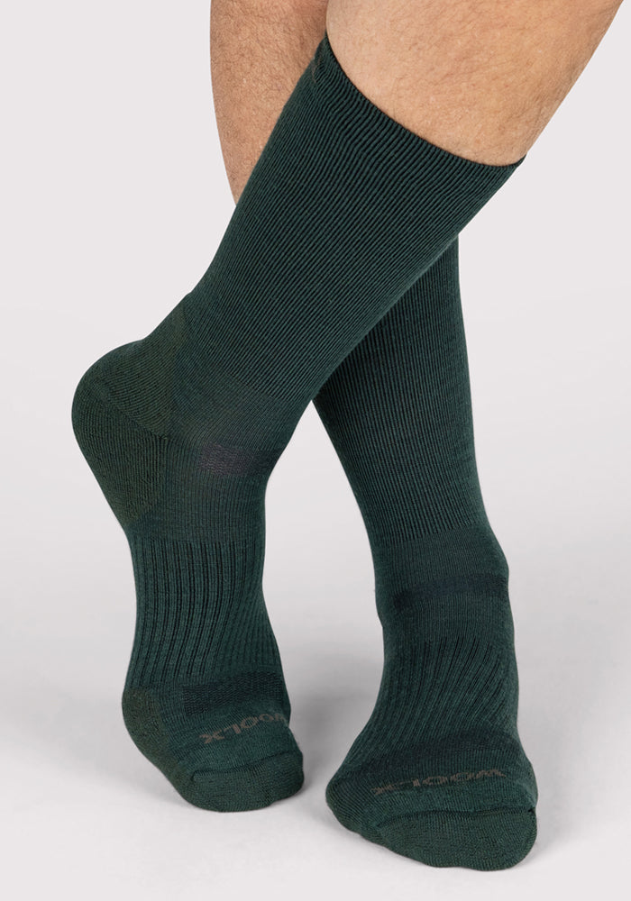 Mens Harbor Crew Sock - Forest